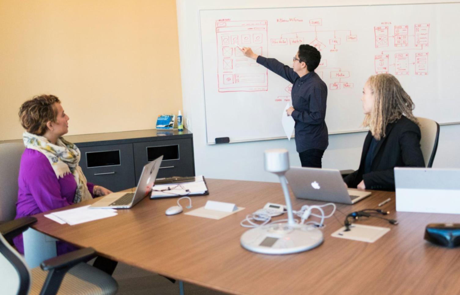 Réunion d'analyse de données et présentation de résultats